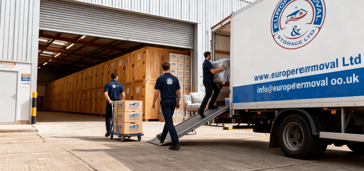Removal and storage London services by Europe Removal & Storage Ltd